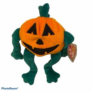 Ty Original Beanie Baby 1998 Pumpkin Just in time for Halloween 🎃
